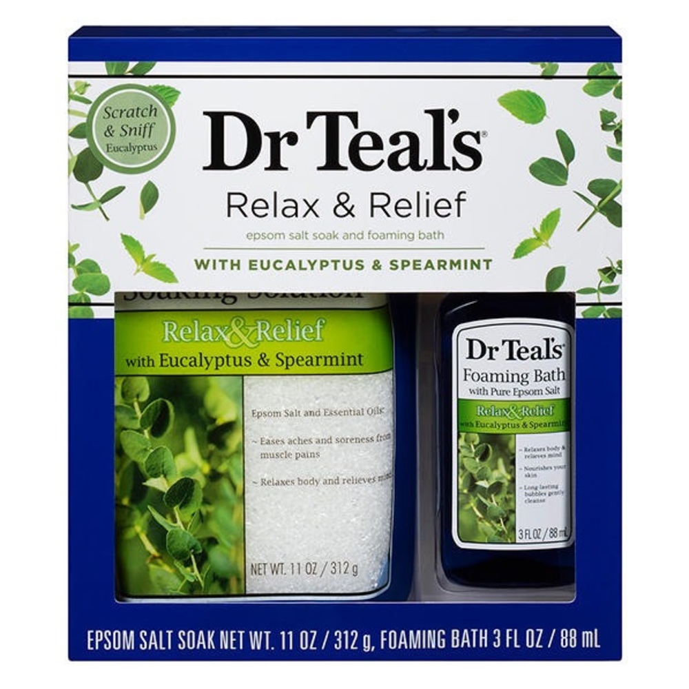 Dr. Teal’s Eucalyptus & Spearmint Relax & Relief 2-Pc. Set
